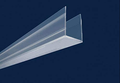 BuyLando - [Typ-BD-8a] 120cm Bodendichtung für Duschkabinen ohne Lippen - Duschwände - für 8 mm Glasstärke