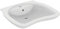 Porcher - Lavabo PMR MATURA 2 ergonomique 65x55 cm sans trop-plein blanc