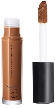 e.l.f. 16HR Camo Concealer, hoch pigmentiert, mit intensiver Deckkraft, mattes Finish, vegan & tierversuchsfrei, Deep Cinnamon, 6ml