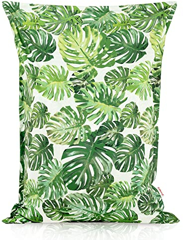 Italpouf Sitzsack XL Riesensitzsack, Sitzkissen, Indoor & Outdoor, Sitzsack Sessel für Kinder, EPS Perlen Füllung, Abnehmbarer Bezug, Waschmaschinenreinigung, Wasserdicht, Dschungel