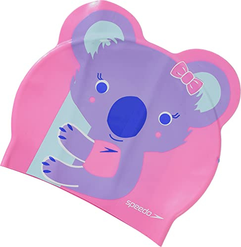 Speedo Unisex Bambini Printed Character cap Swimming Cuffia da nuoto, Rosa, Taglia Unica