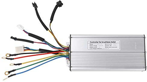 Vbestlife Regolatore senza Spazzola del Motore di 36V/48V 1000W/1500W, regolatore del Motore di Velocità della lega di alluminio per Mountain Bike