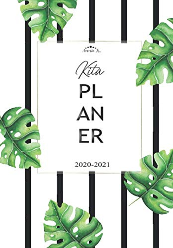 Kita-Planer 2020-2021: ErzieherInnen-Kalender von August 2020 bis Juli 2021 / Perfekter Organizer für das ganze Kindergartenjahr / Auch als Geschenk ... Kalender rund um den KiGa / Motiv Gestreift