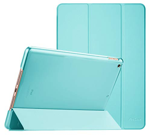 ProCase Coque Housse pour iPad Mini 5, A 2124, A 2125, A 2126, A 2133, 7.9 Pouces en 2019 Mini 5ème Génération, Étui de Protection avec Support Fonction et Veille/Réveil Automatique–Aqua
