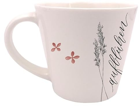 Tasse aufblühen (Blühende Worte)
