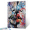 Tucocoo Peinture à l'huile par numéros de couple s'embrassant graffiti à faire soi-même pour adultes décoration murale cadeau 40,6 x 50,8 cm
