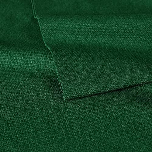GXBCS Billardtischdecke Billardtuch Billardtuch Billardtisch Filz für Größe 6 7 oder 8 Fuß Farbe Tinte Grün 1023(Size:UK 6' Table)