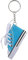 porte-clés Chaussure de sport bleu clair, Mini pantoufle mode, toile pour Communions et Anniversaires Enfants, Jeunes et Enfants, bleu clair, Taille Unique