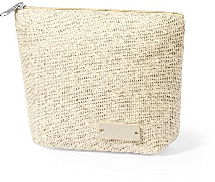 CEZARO - Trousse à Maquillage de Voyage Beige | Étui de Rangement | Nécessaire cosmétique | Pochette de Toilette, Vanity (Chack)