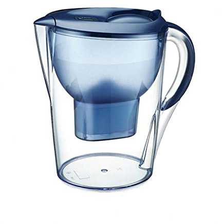 EvAnem Jarra Filtro Agua Puerta Nevera, Combinación Jarra Filtro Agua 2,7 litros, 3 Filtros Avanzados, Reducción Microplásticos, Cloro, Impurezas Cal, Enfriador Agua Cartuchos,A