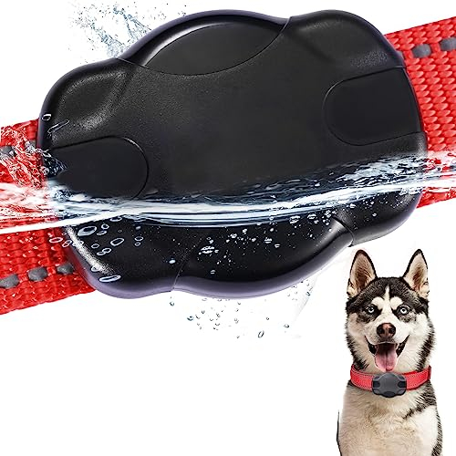Airtag HaMouyou Airtag Dog Waterproof, Airtag Dog Collar Pendant Hard Airtag Case Dog [Easy Installation] Airtag Holder Compatible with Apple Airtag Tracking Dog and Cat (Single) lter Für Hunde-single