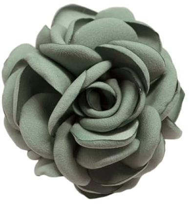 Ailan Vielseitige Blumen Corsage Brosche für stilvolle und raffinierte Looks. Blumen Broschen, Anstecknadeln, Stoff Blumen Brosche, Anstecknadel, schick und elegant, Grün
