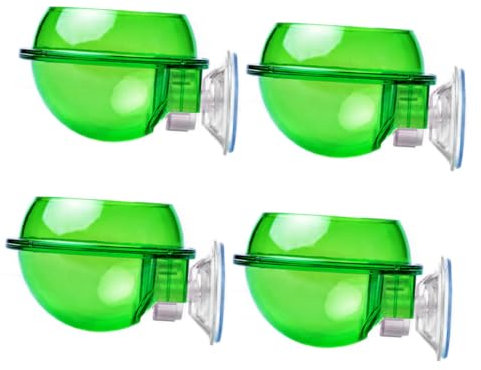 DOITOOL 8 STK Kletternder Tierfutternapf Einhängbarer Futternapf Für Chamäleons Futternapf Für Bartagamen Futterstelle Für Geckos Reptiliennapf Mit Saugnapf Abs Drachenbart Schildkröte