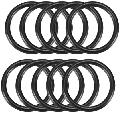 TA-VIGOR 10Pcs Nitrile Rubber O-Rings, 30mm OD 24mm ID 3mm Width Rubber Washers Spacer O-Rings Gasket kit, Metric Sealing Gasket for Hose, Faucet, Automotive, Plumbing