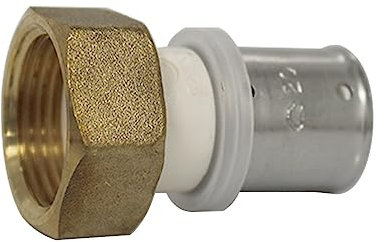 Raccord femelle ecrou tournant, multicouche à sertir, PPSU, 20x2,0-3/4.