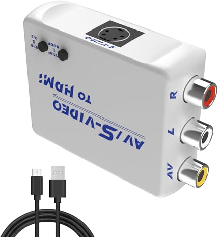 FeiEVER Convertitore AV S-Video a HDMI