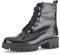 Gabor Damen Combat Boots, Frauen Stiefeletten,Best Fitting,halbstiefel,Kurzstiefel,uebergangsschuhe,schwarz (Gold),43 EU / 9 UK
