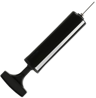 Portable Ball Pump - Air Pump Inflator with Needle | Lightweight Manual Air Pump | Sports Ball Hand Pump | Handheld Ball Pump | Compact Air Pump for Basketball, Football, Volleyball