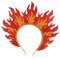 Deiters Haarreif Flammen rot