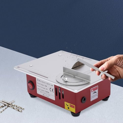 4700RPM Mini-Tischsäge, Tisch-Elektro-Tischsäge, Multifunktions-Tischsäge, für Eisen, Kupfer, PCB, kupferbeschichtetes Laminat, Gold, Silber, Kunststoff, Holz