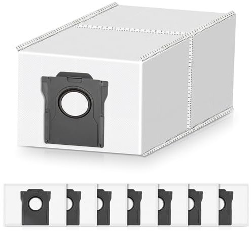 8 Stück Staubbeutel für Dreame D10 Plus Gen 2 / L10s Plus Saugroboter, 4L Großer Kapazität Staubsaugerbeutel Zubehör
