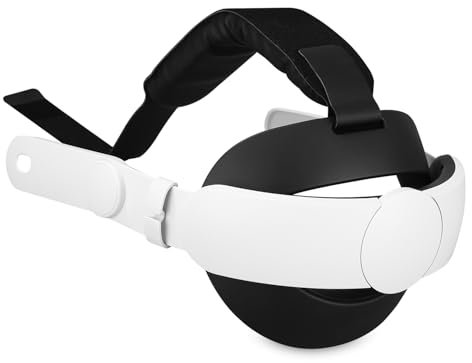 Zhufas Verbesserte Elite-Gurte, kompatibel mit Meta Quest 3 / Quest 3S, EIN-klick-Befreiung & Verstellbarer Kopfband, verbesserter Komfort und Immersion, VR-Headstrap-Zubehör.