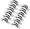 Lot de 12 colliers de serrage de 200 mm, en acier inoxydable 304 avec rembourrage en caoutchouc, anti-vibrations pour tuyaux, tubes, fils