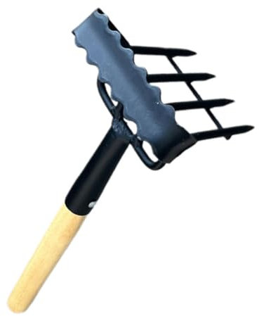 UKCOCO Râteau De Jardin à Main Râteau Pratique pour Pelouses Petit pour Désherber Et Planter