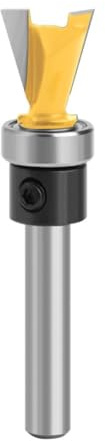 1/4 Inch Shank Carbide Dovetail Bit for Wood, Comb Joint Router Bit