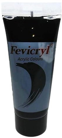 Peinture acrylique tube de 200 ml Classique - Mars black AC20