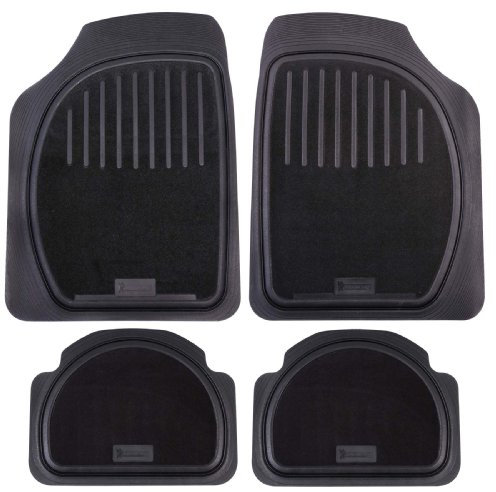 Michelin 009073 4 Tapis Caoutchouc/Moquette