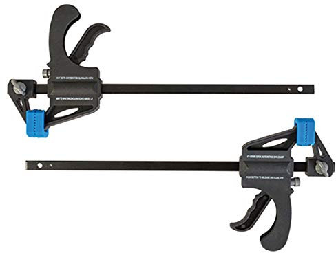 Dapetz 150mm 6  Mini Rapide Poids Léger Cliquet Étaus de Serrage Pack de 2 Travail Bois