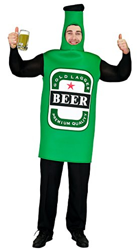SEA HARE Unisex Beer Bottle Jumpsuit Costume