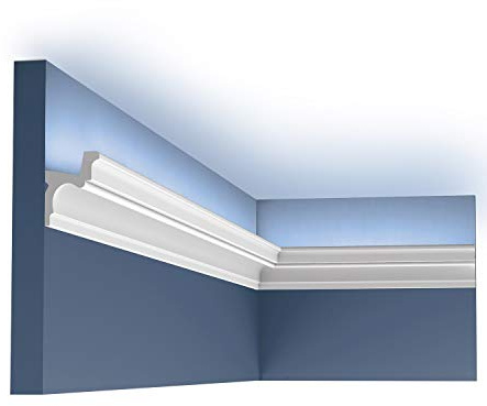 Orac Eckleisten C323-box 200 cm x 4,2 cm x 5,5 cm aus Polyurethan Hartschaum vorgrundiert 30 Leisten / 60 m