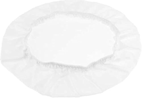POFET 5 Stück Spandex Stretch Stuhl Sitzbezug Hochzeit Esszimmer Stuhl Schonbezug Abnehmbar, dehnbar, waschbar - weiß