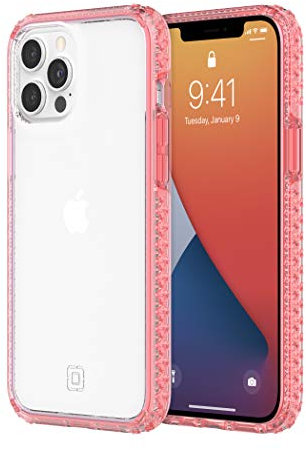 Incipio Grip Case Compatible with iPhone 12 Pro Max - Party Pink/Clear