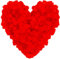 OWLKELA 3000 Stück Rote Rosenblätter, Künstliche Rosenblätter, Rosenblätter - Valentinstag, Hochzeit, Taufe, Geburtstag, Romantische Atmosphäre