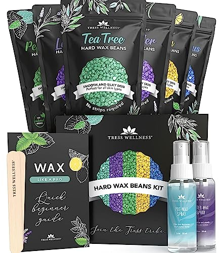 Wachs, Waxing Perlen Set für Wax Warmer - Brazilian für Waxing Maschine - Wachsperlen Haarentfernung Wachsperlen Set Warmwachs Perlen