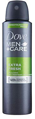 3x Dove Men+Care Deodorant Spray Extra Fresh 48h 0% Alkohol Antitranspirant - 3 Flaschen à 150 ml