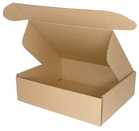 PACK4YA 285×230×80mm Groß Pakete für Versand versandbox Verpackungskartons Versandkartons für die Verpackung päckchen kartonschachteln GLS DHL UPS Geschäft oder Geschenk (10 Stück)