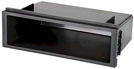 Audioproject A133 - Autoradio Radioblende Universal Ablage-Fach 1-DIN 2-DIN Ausschnitt kompatibel für VW Golf 4 Polo 9N Lupo Passat T4 T5 Lupo ISO