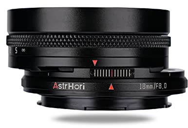 AstrHori 18mm F8 Tilt Shift Kamera Objektiv Ultra Weitwinkel Manuelle Festbrennweite Objektiv für Full Rahmen Canon RF-Mount spiegellose Kameras