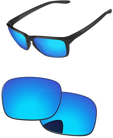PapaViva Ersatzgläser für Oakley Sylas OO9448-57 mm Sonnenbrille, Eisblau, polarisiert