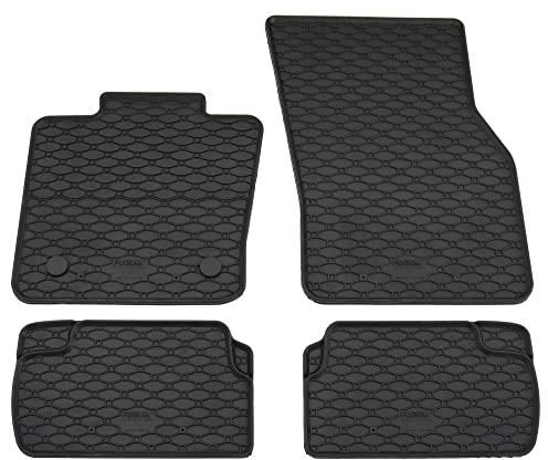 AD Tuning RI905540 Gummifußmatten Set, 4-teilig, Gummi Fußmatten