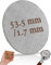 Puck Screen 54mm, Puck Screen 53.5 Puck Sieb Mellbree 1 Stück Gesinterte Kaffeefilter für Espresso Coffee Siebträger Zubehör 1.7mm Dicke 150μm Edelstahl 316 Wiederverwendbar Rostfrei