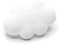Miniblings Broche Nuage Épinglette Liberté Ciel Météo Nuages Blanc