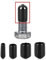 ZZLBZN Round Rubber End Caps - 40PCs Vinyl Flexible End Protectors Assortment Kit, Black, 3mm, 6mm, 9mm, 12mm