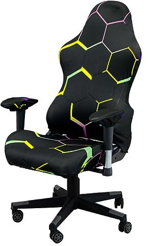 Beieyosu Fundas para sillas de Juego, con Funda para reposabrazos, elásticas Lavables a máquina para Videojuegos de Ordenador Fundas para sillas de Oficina,B