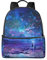 FJAUOQ Muster von Licht Rucksäcke für Mädchen Jungen, Grundschule Taschen Kindergarten Büchertaschen Rucksack für Schule, Nordlichter, One size
