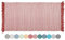 Lashuma Küchenläufer waschbar Farbe: Marsala, Größe:Retro Küchenteppich 60x120 cm